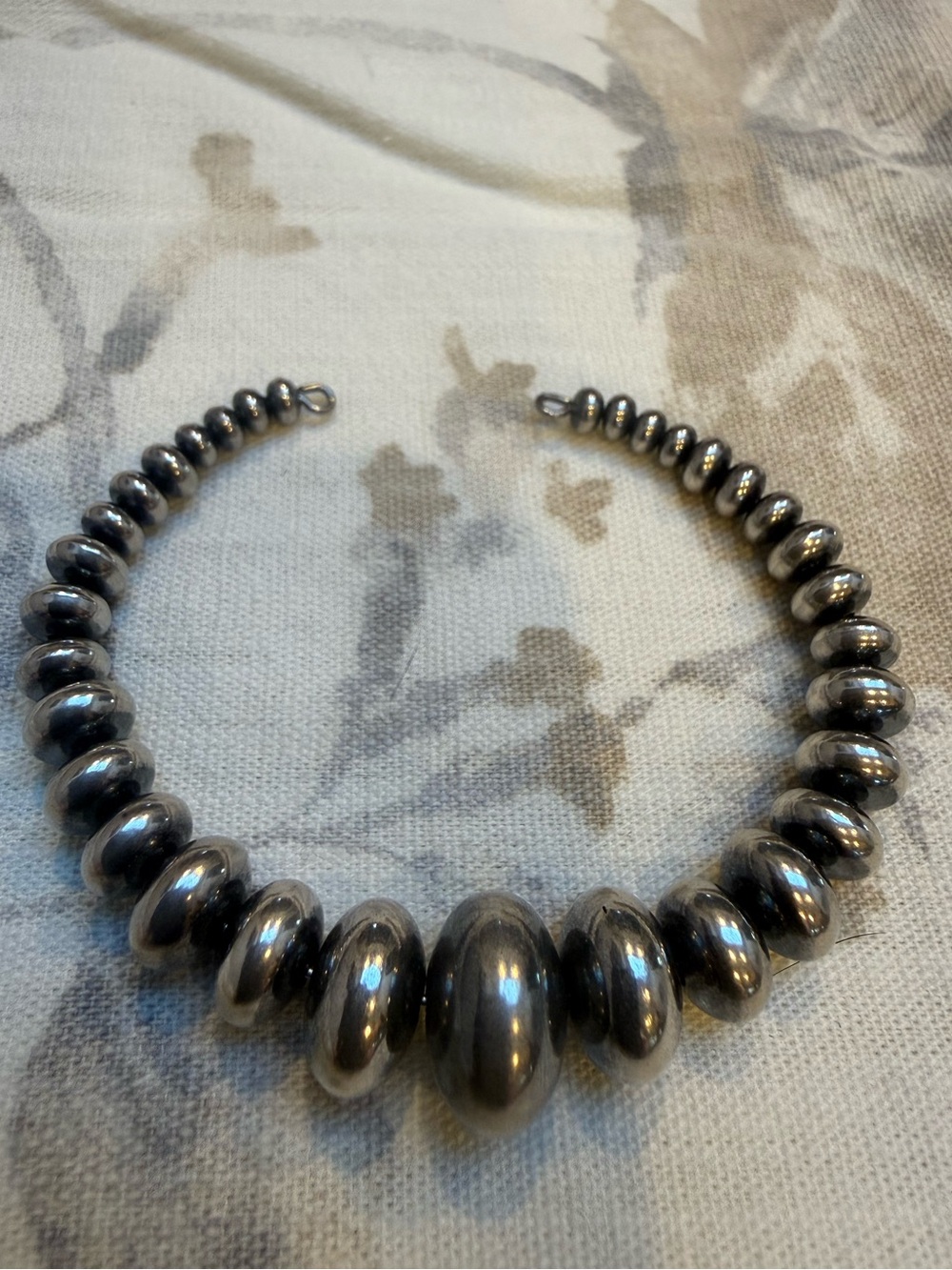 Sterling Navajo Pearl Bracelet
